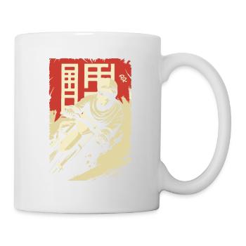 Rallye Oldschool : Motocross d’Asie - Mug blanc - blanc - Droite