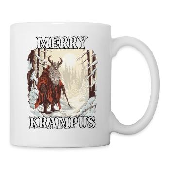 Krampus T Gruseliger Weihnachtsmann Kramperl - Tasse - Weiß - Rechts