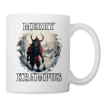 Krampus T | Costume de Krampus | Père Noël - Mug blanc - blanc - Droite