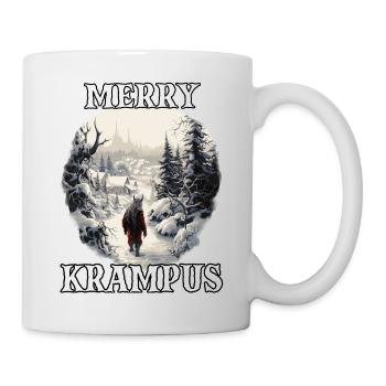 Merry Krampus Kramperl | Krampus Kostüm - Tasse - Weiß - Rechts