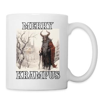 Krampus T Bayerischer Weihnachtsmann Kramperl - Tasse - Weiß - Rechts
