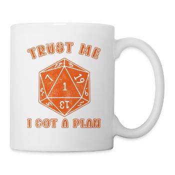 Trust Me, I Got A Plan - For Role-Playing Masters - Mug - white - Right