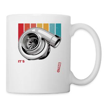 seine Turbo-Zeit - Tasse - Weiß - Rechts