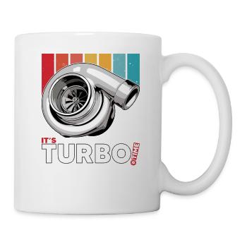 seine Turbo-Zeit - Tasse - Weiß - Rechts