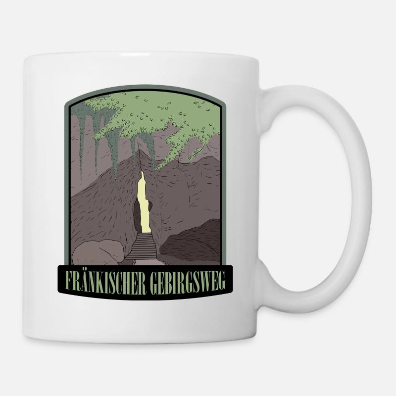 Fränkischer Gebirgsweg - Tasse - Weiß