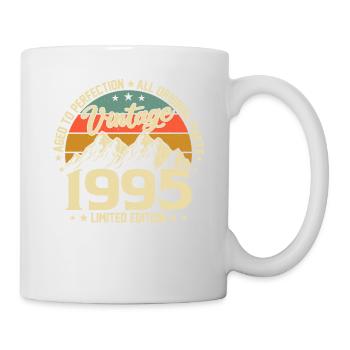 Legendär 1995 Geboren - Tasse - Weiß - Rechts
