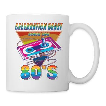 CASSETTE CELEBRATION BEAST DES ANNÉES 80 - Mug blanc - blanc - Droite