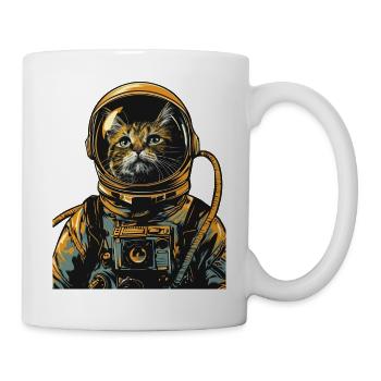 Astronaut Cat Space Explorer Funny - Mug - white - Right