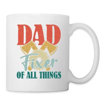 All-Around Fixer Dad - Carpentry Wizard - Mug - white - Right