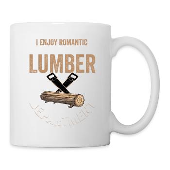 Lumber Love - Romantic Walks in the Wood Aisle - Mug - white - Right