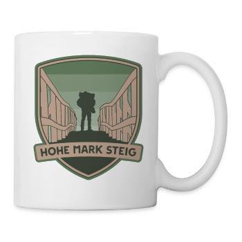 Hohe Mark Steig - Tasse - Weiß - Rechts
