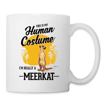 Déguisement Suricate Suricate Halloween - Mug blanc - blanc - Droite
