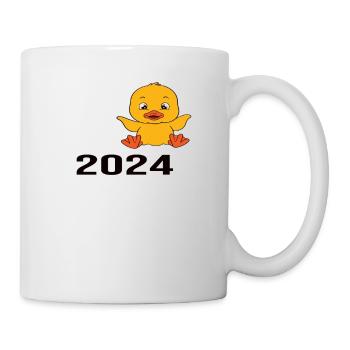 Pension 2024 Pensionärin 2024 Rente 2024 - Tasse - Weiß - Rechts