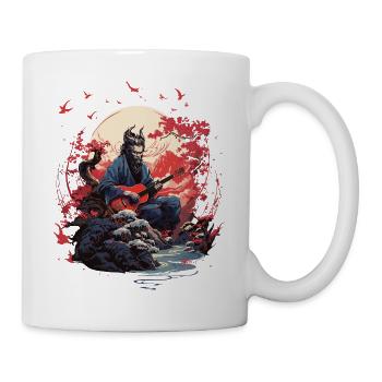 Guitar Oni - Mug - white - Right