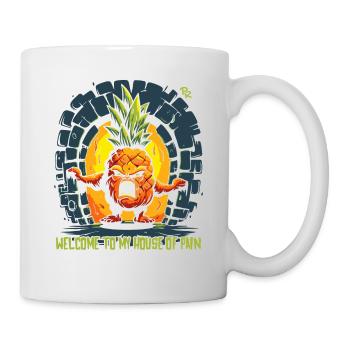 Welcome to the Dungeon of Pain: Pineapple - Mug - white - Right