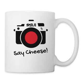 Say Cheese : Photographe d’appareil photo - Mug blanc - blanc - Droite
