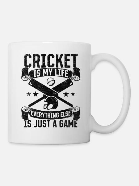 Cricket Quotes Cricket Saying Cricketing Cricket - Mug - white