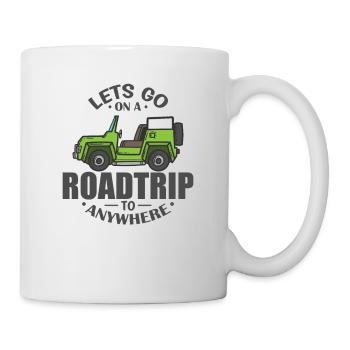 Let's go on a Road Trip to Anywhere Adventure - Mug - white - Right