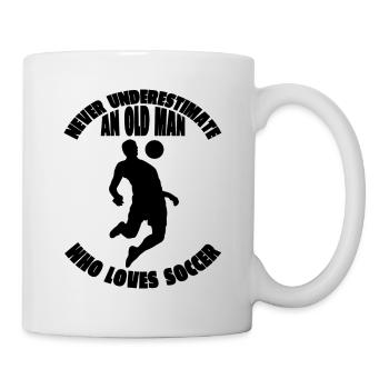 Conception de football Joueur de football Équipe de football - Mug blanc - blanc - Droite