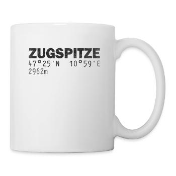 Zugspitze Koordinaten GPS - Tasse - Weiß - Rechts