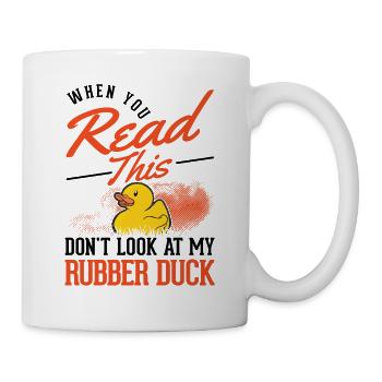 Rubber Duck Gift Rubber Duck Rubber Duck - Mug - white - Right