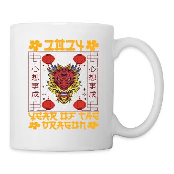 Nouvel An chinois Année du Dragon 2024 - Mug blanc - blanc - Droite