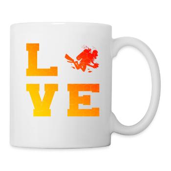 Scuba Diver Homme Scuba Diver Plongée sous-marine - Mug blanc - blanc - Droite