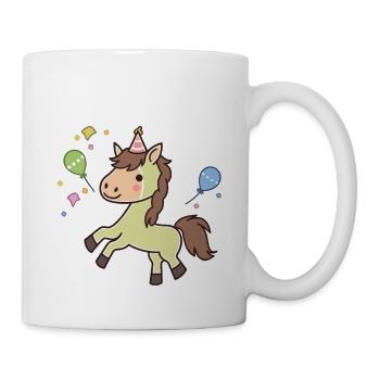 I'm 8 years old Horses Horse 8th birthday - Mug - white - Right