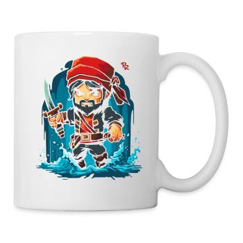 Little Cute Pixel Pirate - Mug - white - Right