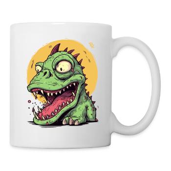 Unansehnlicher kleiner Drache - Tasse - Weiß - Rechts