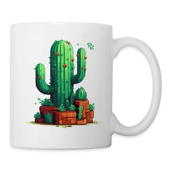 Un cactus - Mug blanc - blanc - Droite