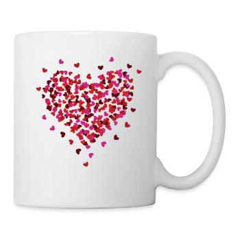 Valentine's Day Small Hearts Spray Can - Mug - white - Right