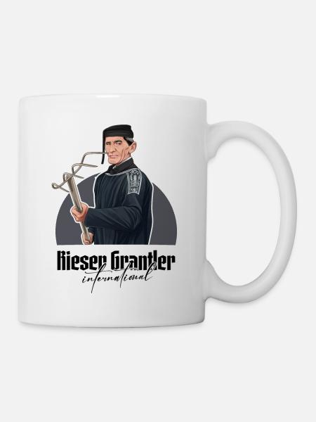 Rieser Grantler // Illustration - Tasse - Weiß