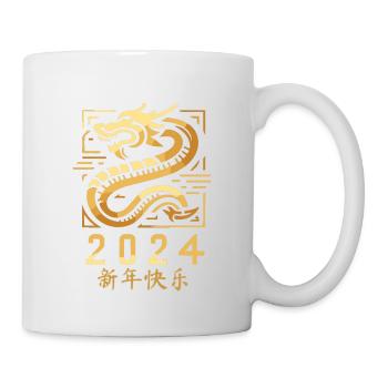 Année du Dragon 2024, Nouvel An chinois, Chine - Mug blanc - blanc - Droite