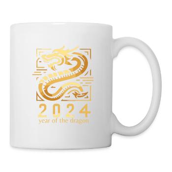 Année du Dragon 2024, Nouvel An chinois, Chine - Mug blanc - blanc - Droite