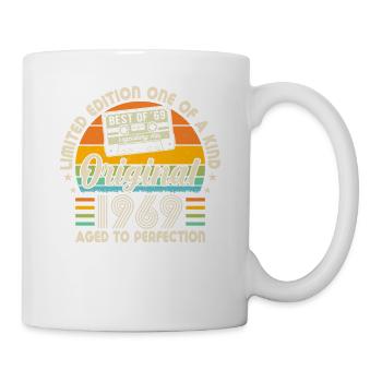 Vintage 1969 Birthday Celebration - Tasse - Weiß - Rechts