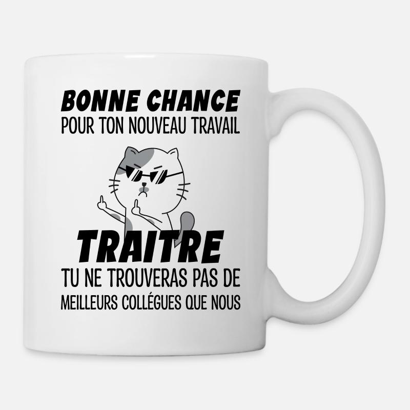 Départ Collègue Travail & Nouvel Emploi - Adieu - Mug blanc - blanc
