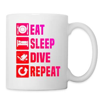 Men's Scuba Diver Scuba Diving - Mug - white - Right