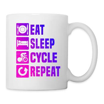 Rennradfahrer Roadbike Rennrad Rennradfahren - Tasse - Weiß - Rechts