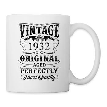 Vintage Made In 1932 92 Years Of Being Awesome - Mug - white - Right