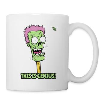 This is awesome: A clever zombie pencil - Mug - white - Right