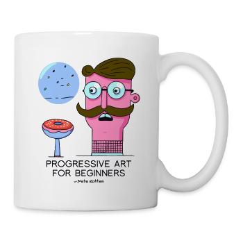 A Sarcastic Art: Progressive for Beginners - Mug - white - Right