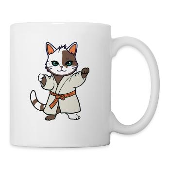 Karate Cat I Funny Animals | Sports | Kitten - Mug - white - Right