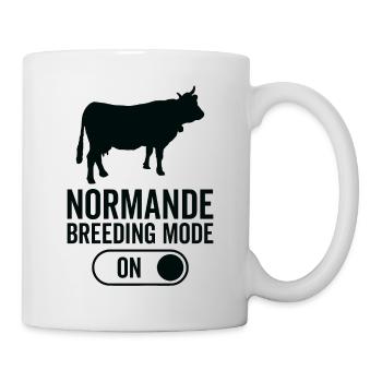 Cow breeding mode on - Normande - Mug - white - Right