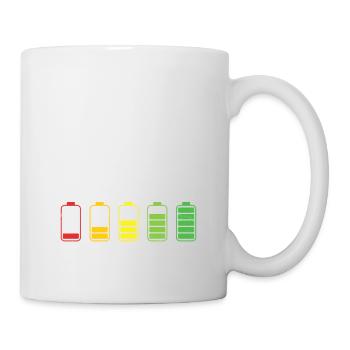 Bremst du Noch Oder Rekuperierst Du Schon? - Tasse - Weiß - Rechts