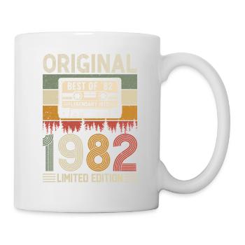 1982 42 ans de légende - Mug blanc - blanc - Droite