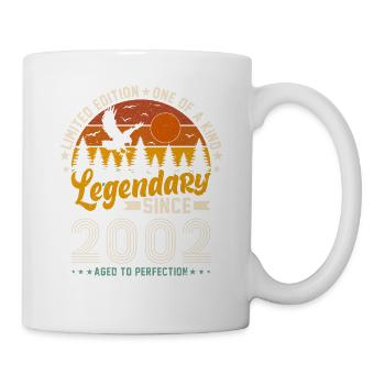 Millésime 2002 Anniversaire - Mug blanc - blanc - Droite