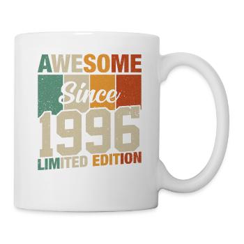 Joie d’anniversaire '96 - Mug blanc - blanc - Droite