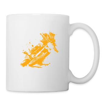 Je Peux Pas J'ai Motocross - Cadeau Motard - Mug blanc - blanc - Droite