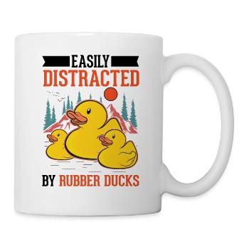 Canard en caoutchouc cadeau canard en caoutchouc canard en caoutchouc - Mug blanc - blanc - Droite